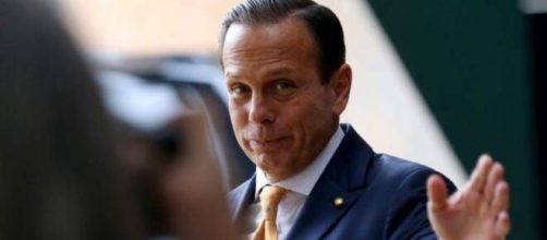 Doria: tucano chegou a afirmar que n&atilde;o houve a&ccedil;&atilde;o da PM, mas uma rea&ccedil;&atilde;o dos soldados. (Reprodu&ccedil;&atilde;o/TV Globo)