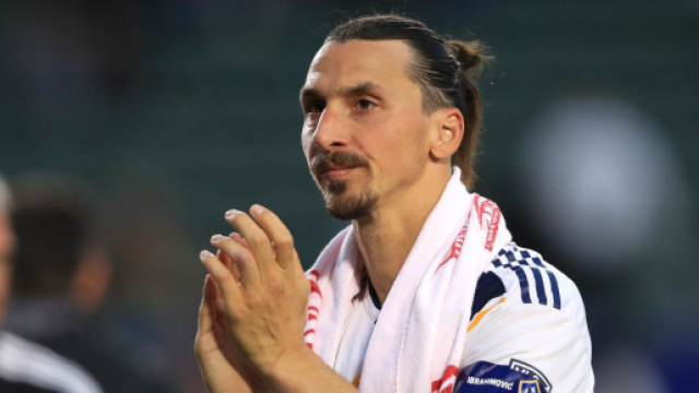 Zlatan Ibrahimovic, attualmente svincolato dopo l'addio ai Los Angeles Galaxy.