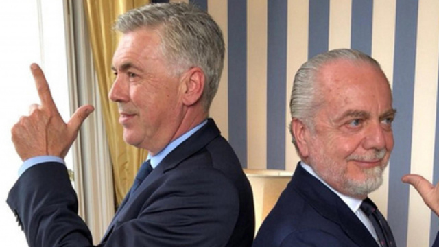 Aurelio De Laurentiis e Carlo Ancelotti