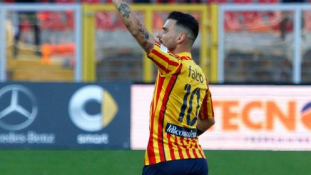 Falco, assoluto protagonista della gara Lecce-Genoa
