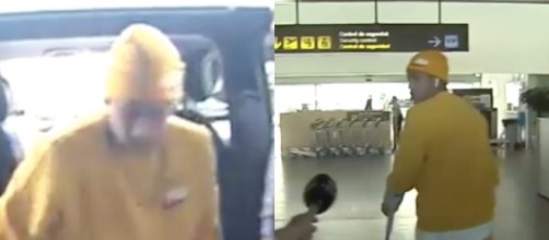 Neymar em chegada a Barcelona. (Foto/Reprodu&ccedil;&atilde;o)