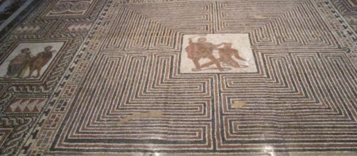 TRAS LAS HUELLAS DE HER&Oacute;DOTO. . . : MOSAICO DE ARIADNA Y TESEO. - blogspot.com