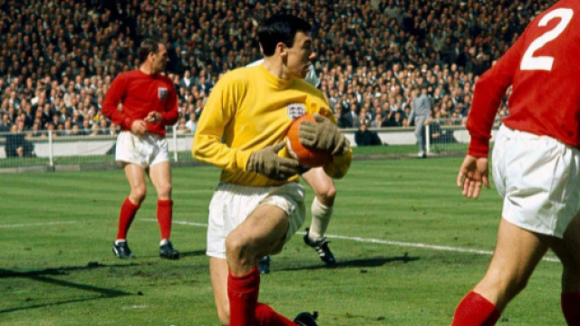 Gordon Banks ai Mondiali del 1966 vinti dall'Inghilterra