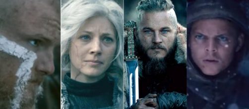 Bjorn, Lagertha, Ragnar e Ivar (Foto - Reprodu&ccedil;&atilde;o/History)