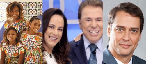 Gl&oacute;ria Maria (Reprodu&ccedil;&atilde;o/Instagram) Marcello Anthony (Reprodu&ccedil;&atilde;o/Instagram) Silvio Santos (Reprodu&ccedil;&atilde;o/Instagram)