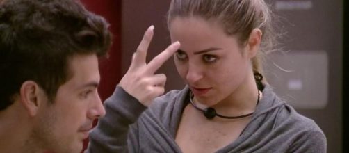 Paula e Maycon no BBB19 (Reprodu&ccedil;&atilde;o GloboPlay)