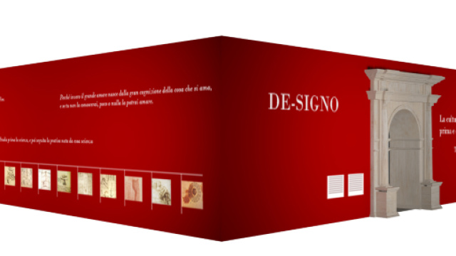 DE-SIGNO di Davide Rampello, Una delle due installazioni dedicate a Leonardo al Salone2019