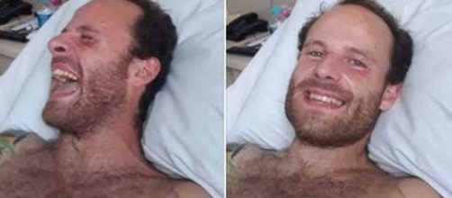 Vitor Morosini em recupera&ccedil;&atilde;o no hospital em Barretos (Foto: Reprodu&ccedil;&atilde;o)