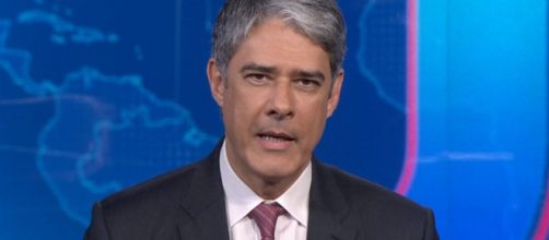 William Bonner na bancada do Jornal Nacional (Foto - Reprodu&ccedil;&atilde;o/TV Globo)