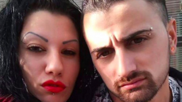 Federico Zeoli, adesso in carcere, e la compagna