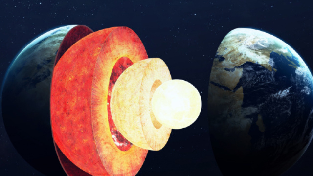 Scarica sfondi La struttura della Terra, lo spazio, i componenti ... - besthqwallpapers.com