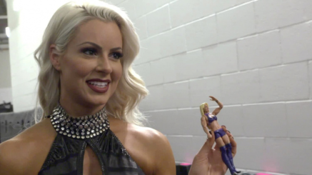 Maryse compares her first and second Mattel action figures | WWE - wwe.com