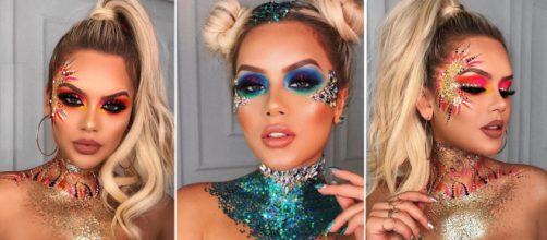 Cor e brilho. (Reprodu&ccedil;&atilde;o/Instagram Sandy Gomes)