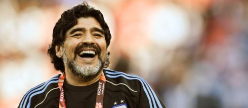 Diego Maradona &eacute; um &iacute;cone na Argentina. Fonte: Arquivo These Football Times