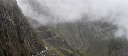 Camino a los Yungas, na Bol&iacute;via est&aacute; entre as estradas mais perigosas do mundo. Imagem: David Duran