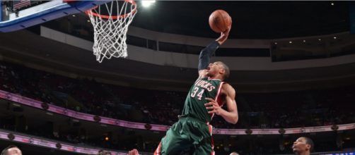 Milwaukee Bucks star Giannis Antetokounmpo will captain one team in the 2019 All-Star Game. - [NBA / YouTube screencap]