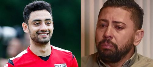 Daniel ex-jogador do S&atilde;o Paulo e Juninho Riqueza (Reprodu&ccedil;&atilde;o TV Globo)