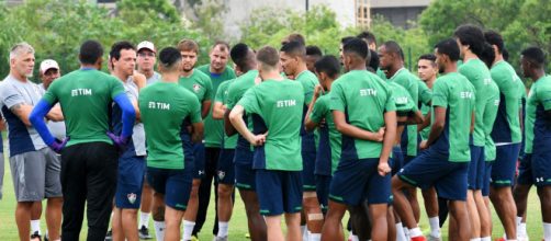 Jogadores do Fluminense n&atilde;o v&atilde;o ao treino em forma de protesto. (Foto: Divulga&ccedil;&atilde;o/ Fluminense)