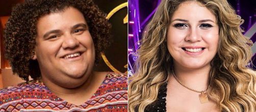 Gominho e Mar&iacute;lia Mendon&ccedil;a surgiram mais magros nas redes sociais. (Foto: Divulga&ccedil;&atilde;o RecordTV - A Fazenda / Divulga&ccedil;&atilde;o DVD Mar&iacute;lia Mendon&ccedil;a)