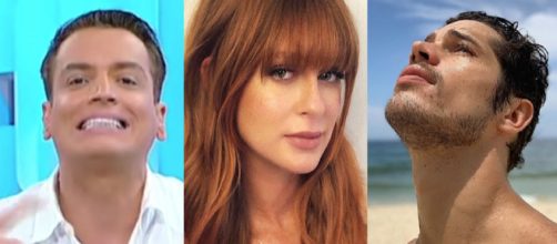 Loreto, Marina e Leo Dias na pol&ecirc;mica sobre separa&ccedil;&atilde;o (Reprodu&ccedil;&atilde;o SBT/Instagram oficial)