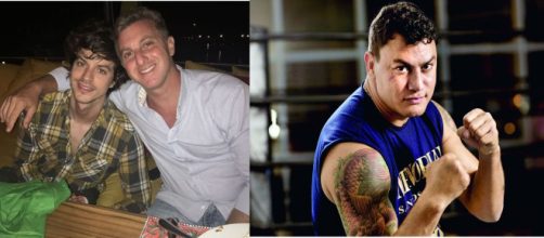 Luciano Huck e Pop&oacute; Freitas. (Foto: Reprodu&ccedil;&atilde;o/Instagram)