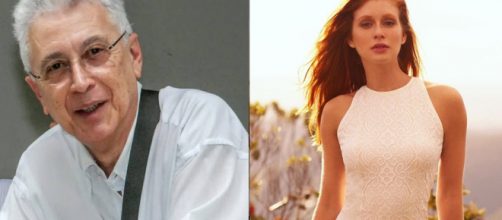 Aguinaldo Silva e Marina Ruy Barbosa (Reprodu&ccedil;&atilde;o/Facebook/Instagram)