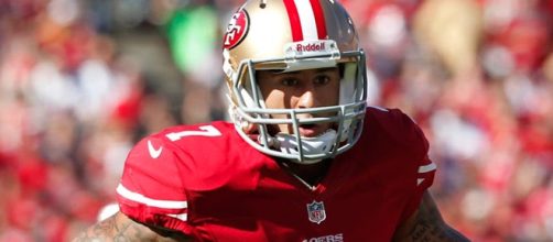 Colin Kaepernick was in talks to join the XFL for their 2020 season. [Image via NFL/YouTube]