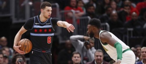 Zach LaVine gave the Bulls a career-high 42 points in a win on Saturday (Feb. 22). [Image via NBA/YouTube]