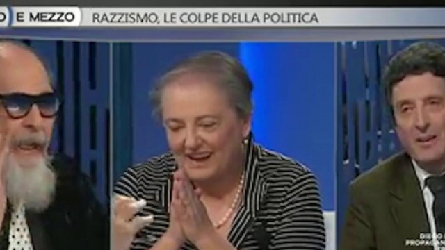 Scontro sul razzismo a Otto e Mezzo