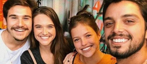 Atores come&ccedil;aram a se relacionar ap&oacute;s trabalhos em novelas da Rede Globo. (Foto: Reprodu&ccedil;&atilde;o Instagram)