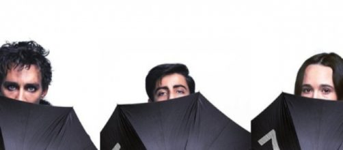 Na foto est&atilde;o "N&uacute;mero 4", "N&uacute;mero 5" e "N&uacute;mero 7", alguns dos estranhos her&oacute;is da s&eacute;rie The Umbrella Academy (foto: Divulga&ccedil;&atilde;o)