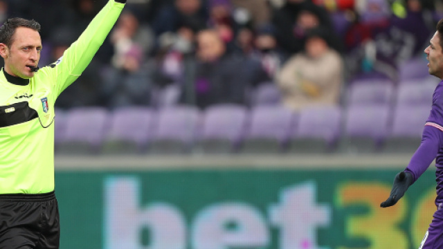 Fiorentina-Inter, l'arbitro Abisso fermato per almeno un mese dal designatore