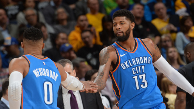 Russell Westbrook, Paul George pose a problem for Warriors - yahoo.com
