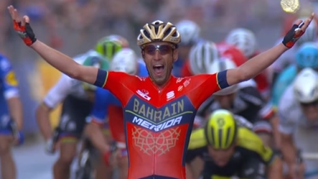 Vincenzo Nibali, la vittoria alla Milano Sanremo