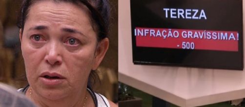 Tereza comete infra&ccedil;&atilde;o grav&iacute;ssima (Reprodu&ccedil;&atilde;o Gshow)