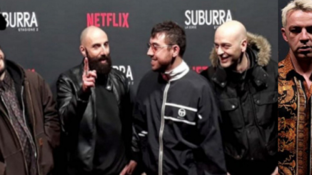 Immagini del party di presentazione di Suburra, lo scorso fine settimana a Roma.