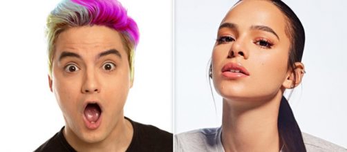 Felipe Neto e Bruna Marquezine (Foto - Reprodu&ccedil;&atilde;o)