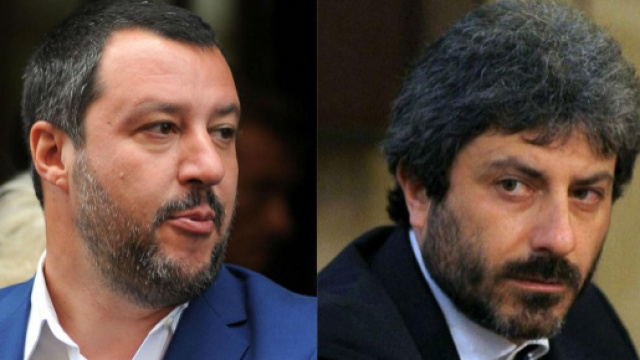 Scontro totale tra Matteo Salvini e Roberto Fico