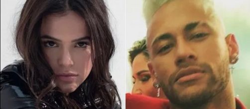 Bruna e Neymar (Foto reprodu&ccedil;&atilde;o)