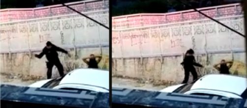 Policial chicoteia mulher em Fortaleza (Reprodu&ccedil;&atilde;o/G1)