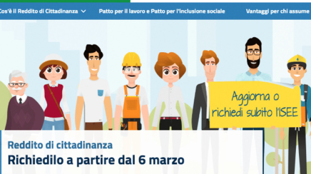 E' online il sito per chiedere il reddito di cittadinanza: domande dal 6 marzo (fonte www.tpi.it)