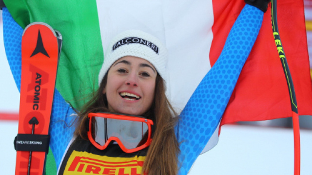 Sofia Goggia, seconda in Super G ai mondiali di Are