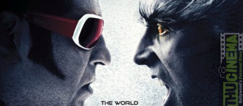 2.0 the poster showing Rajinikanth and Akshay kumar .Photo-image-( credit screenshot times channel/youtube.com)