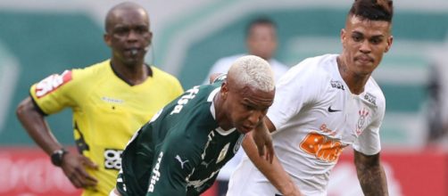 Cuspara de Deyverson rendeu severas cr&iacute;ticas. (Divulga&ccedil;&atilde;o/Cesar Greco/SEPalmeiras)