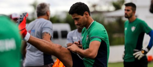 Ganso treinou pela primeira vez com os demais companheiros (Divulga&ccedil;&atilde;o/Twitter/@FluminenseFC)