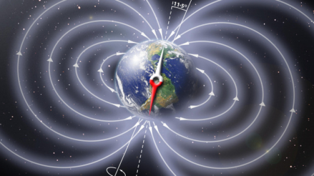 Il polo nord magnetico sta slittando.