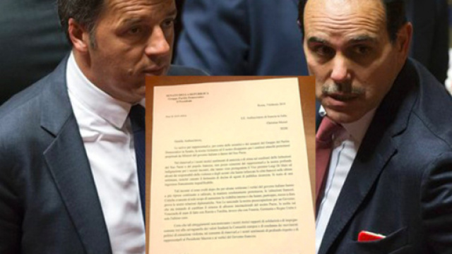 Matteo Renzi ed il senatore Marcucci