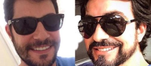 Padre F&aacute;bio e Evaristo Costa (Reprodu&ccedil;&atilde;o Instagram)