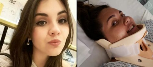 Karina ficou tetrapl&eacute;gica por pegar 'jacar&eacute;'. (Foto: Reprodu&ccedil;&atilde;o/Arquivo Pessoal)