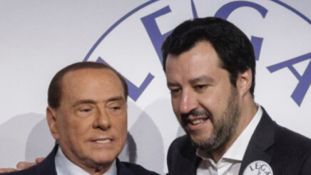 Silvio Berlusconi e Matteo Salvini.